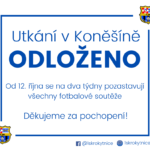 Utkání v Koněšíně odloženo